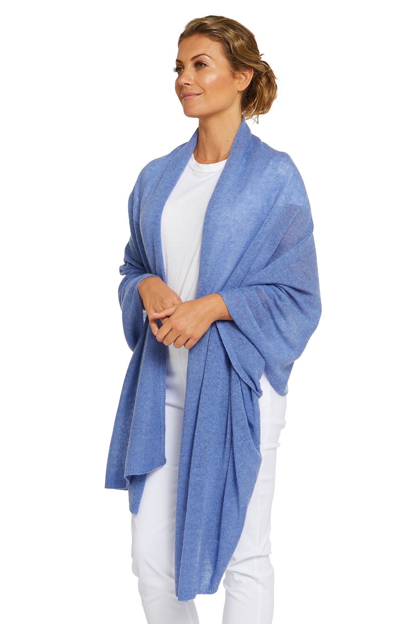 Cornflower Blue Lightweight Wrap