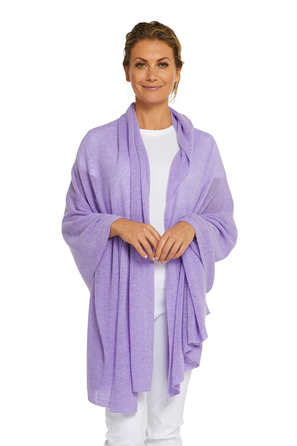 Lilac Lightweight Travel Wrap and Scarf