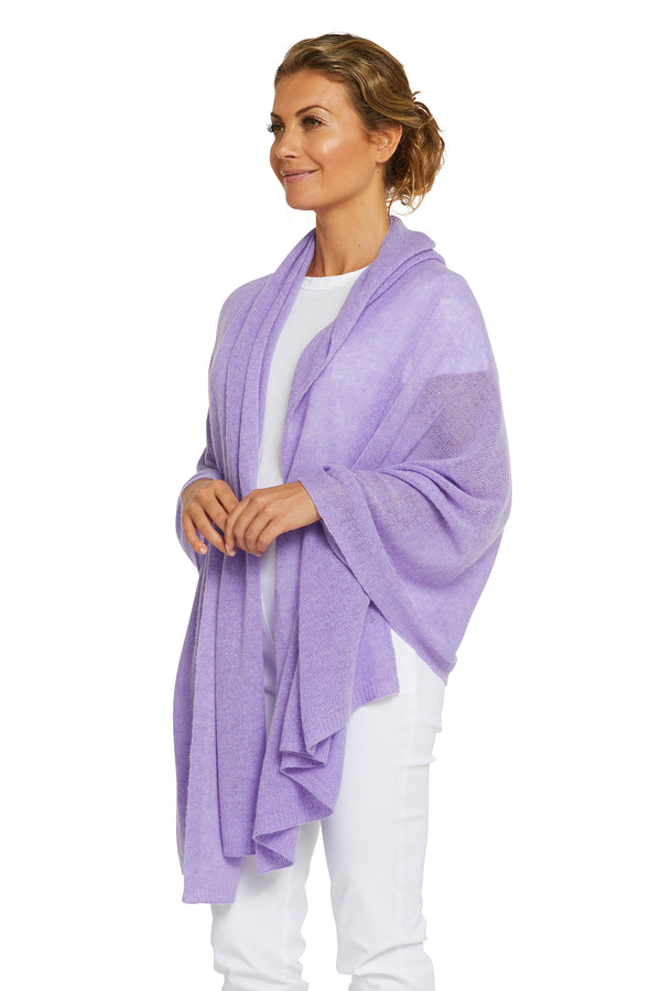 Lilac Lightweight Travel Wrap and Scarf